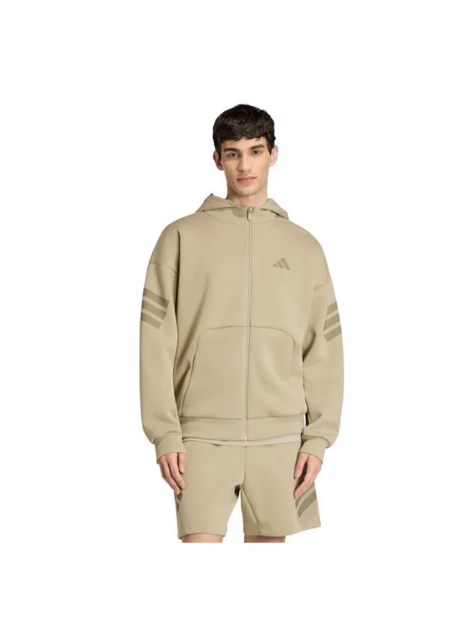 اديداس كنزة بسحّاب كامل Future Icons 3-Stripes